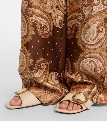 Solena皮革凉拖鞋 | Zimmermann