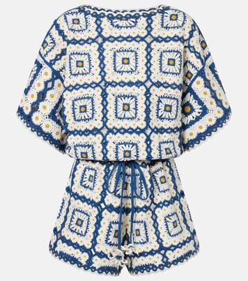 Dolly crochet cotton romper | Alémais