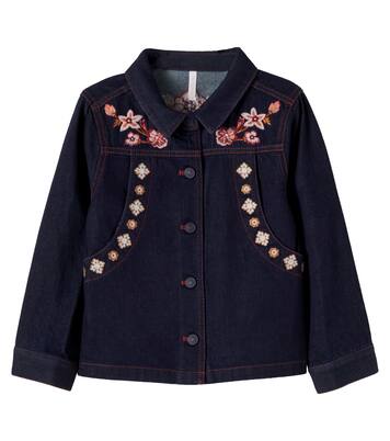 Bedruckte Jeansjacke Aster | Zimmermann Kids