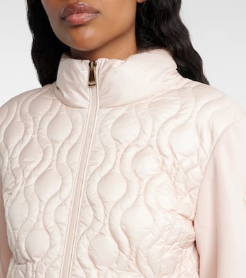 Down-paneled cotton cardigan  | Moncler