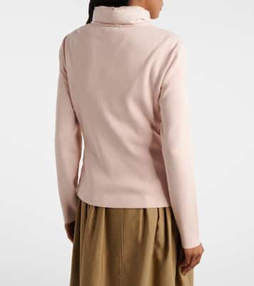 Down-paneled cotton cardigan  | Moncler