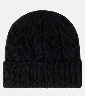 Logo virgin wool beanie | Moncler Enfant