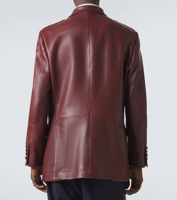 Veste en cuir | Brunello Cucinelli
