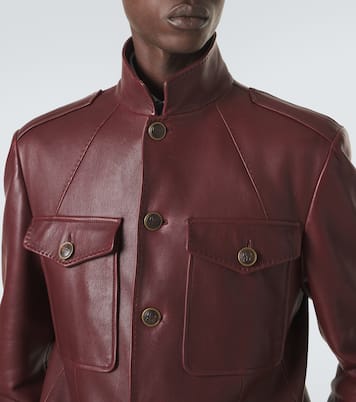 Veste en cuir | Brunello Cucinelli