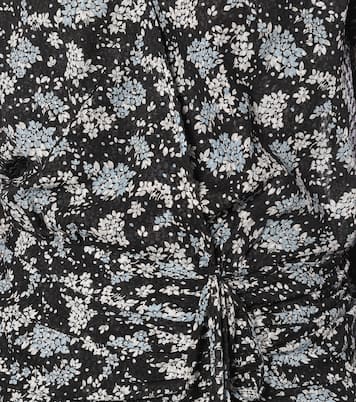 Robe Sean imprimée en soie à fils coupés | Veronica Beard