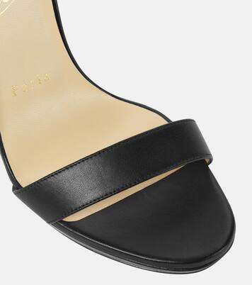 Loubi Queen 120 leather sandals | Christian Louboutin