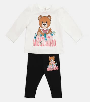 Baby - Tuta in cotone con stampa | Moschino Kids