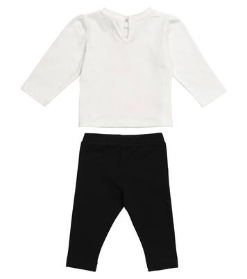 Baby - Tuta in cotone con stampa | Moschino Kids