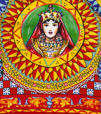 Sweat à capuche zippé en coton imprimé | Dolce&Gabbana Kids