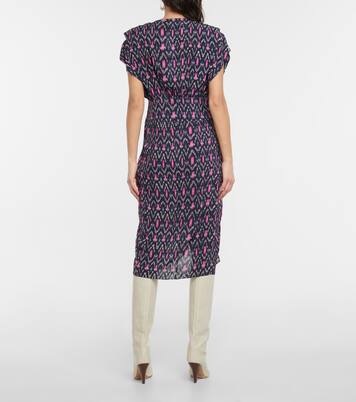 Robe midi Almeya imprimée | Marant Etoile