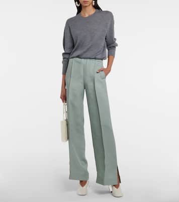 Pantalon ample à taille haute | Jil Sander