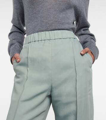 Pantalon ample à taille haute | Jil Sander