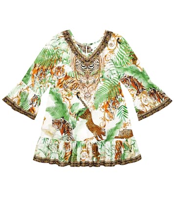Robe imprimée en coton à ornements | Camilla Kids