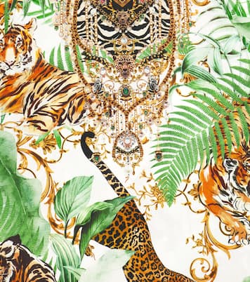 Robe imprimée en coton à ornements | Camilla Kids