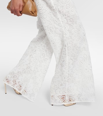 High-Rise-Hose aus Guipure-Spitze | Zimmermann