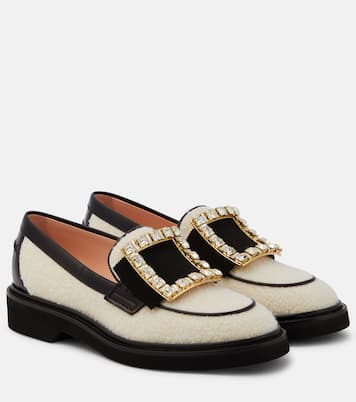 Loafers Viv' Rangers aus Bouclé | Roger Vivier