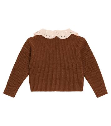 Baby Venera ribbed-knit cardigan | The New Society