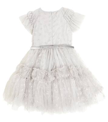 Ruffled tulle dress | Monnalisa