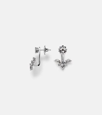 Boucles d’oreilles Moonflower en or blanc 18 ct et diamants | Yeprem