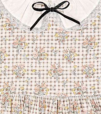 Gingham cotton dress | La Coqueta