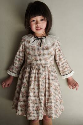 Gingham cotton dress | La Coqueta