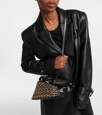 Verzierte Clutch Midnight Mini | The Attico