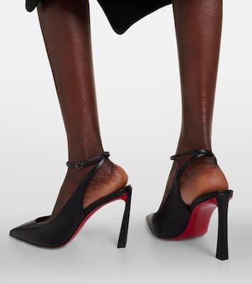 Salones destalonados Condora 85 de piel | Christian Louboutin