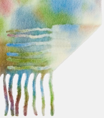 Alpaca, wool, and mohair-blend scarf | Acne Studios