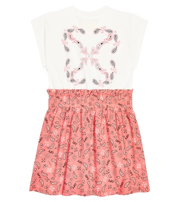 Bandana cotton dress | Off-White Kids