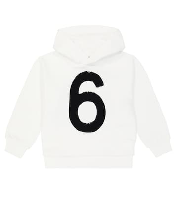 Logo cotton jersey hoodie   | MM6 Maison Margiela Kids