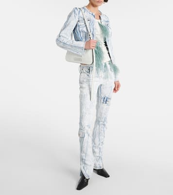 Printed low-rise slim jeans | Acne Studios