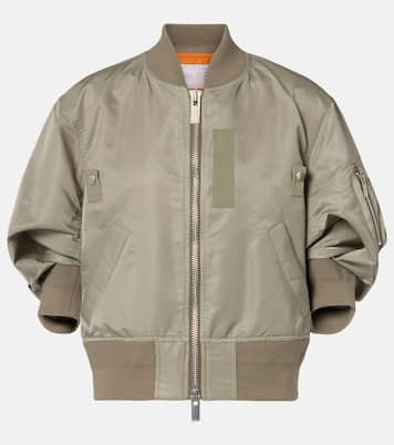 Cropped bomber jacket | Sacai