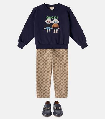 Horsebit leather boots | Gucci Kids