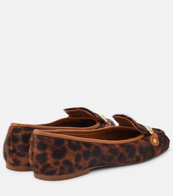 Signature calf hair ballet flats | See By Chloé