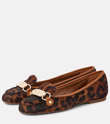 Signature calf hair ballet flats | See By Chloé