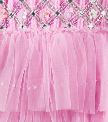 Robe Mystic Flower en tulle à ornements | Tutu Du Monde