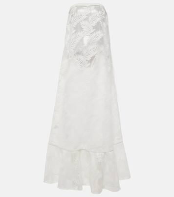 Robe longue en jacquard | Adriana Degreas