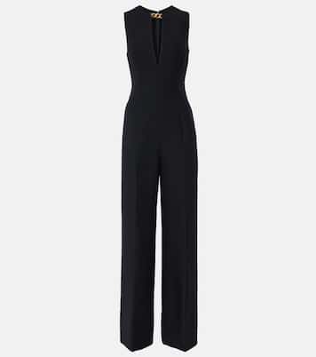 Chain-detail wool and silk jumpsuit | Stella McCartney