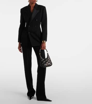 Wool grain de poudre tuxedo jacket | Saint Laurent