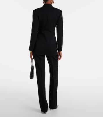 Wool grain de poudre tuxedo jacket | Saint Laurent