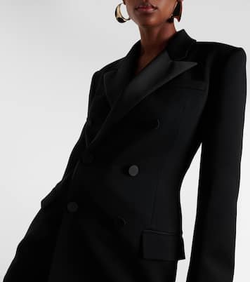 Wool grain de poudre tuxedo jacket | Saint Laurent