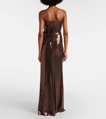 Robe longue à sequins | Alex Perry