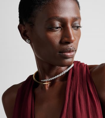 Collier Golden Strada en or blanc et jaune 18 ct et diamants | Yeprem