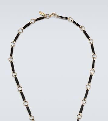 Halskette Ever Growing and Vivacity aus 18kt Gelbgold mit Onyx | FoundRae