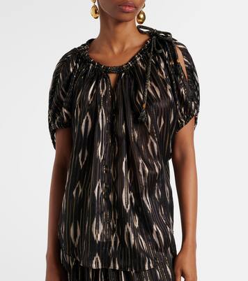 Sonae printed silk-blend top | Isabel Marant