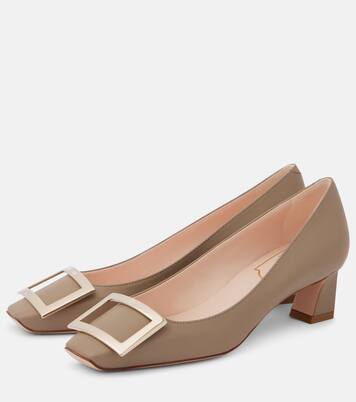 Trompette 45 leather pumps | Roger Vivier
