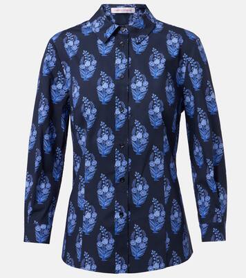 Icon floral cotton-blend shirt | Carolina Herrera