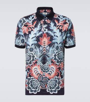 Paisley cotton piqué polo shirt | Etro