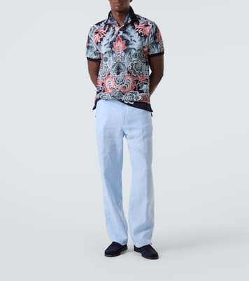 Paisley cotton piqué polo shirt | Etro