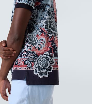 Paisley cotton piqué polo shirt | Etro